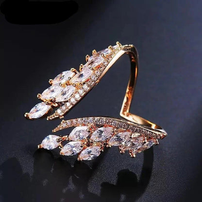 Evita – Armband und Ring mit Engelsflügeln